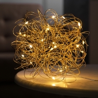 Светодиодная фигура &laquo;Облачко&raquo; 20 см, 20 LED, батарейки ААx2 (не в комплекте), свечение теплое белое