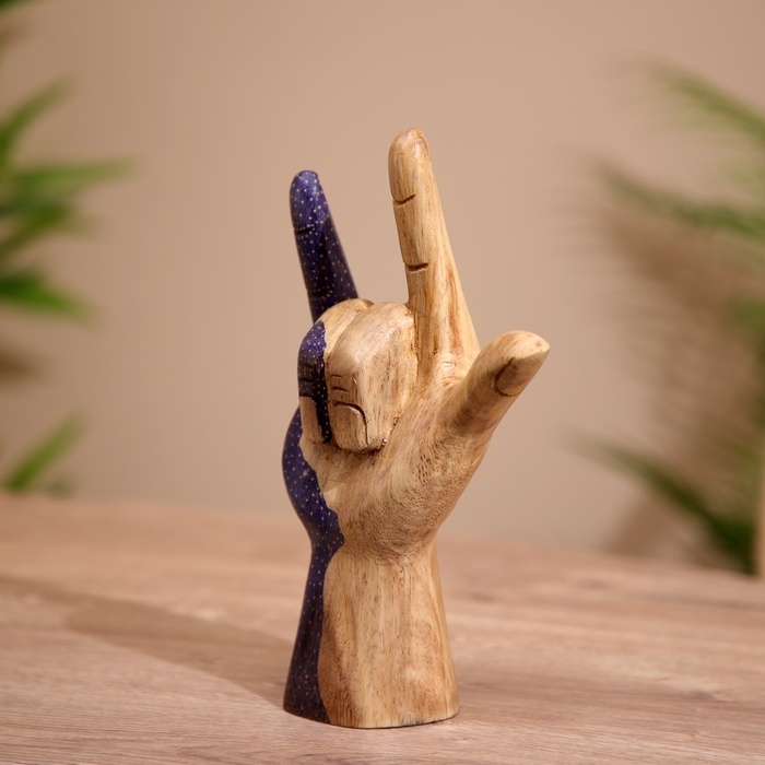 Сувенир "Коза" батик, дерево 15х6х25 см