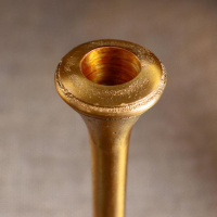 Подсвечник алюминий "Роман" на 1 свечу 9,5х9,5х24 см