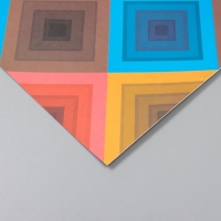 Бумага для скрапбукинга двусторонняя "Яркая геометрия" плотность 180 гр набор 5 шт 30,5х32 см   1071