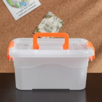 Контейнер для хранения &laquo;Дипломат&raquo;, 20,5&times;15&times;9,5 см, крышка с ручкой на защёлке, цвет МИКС