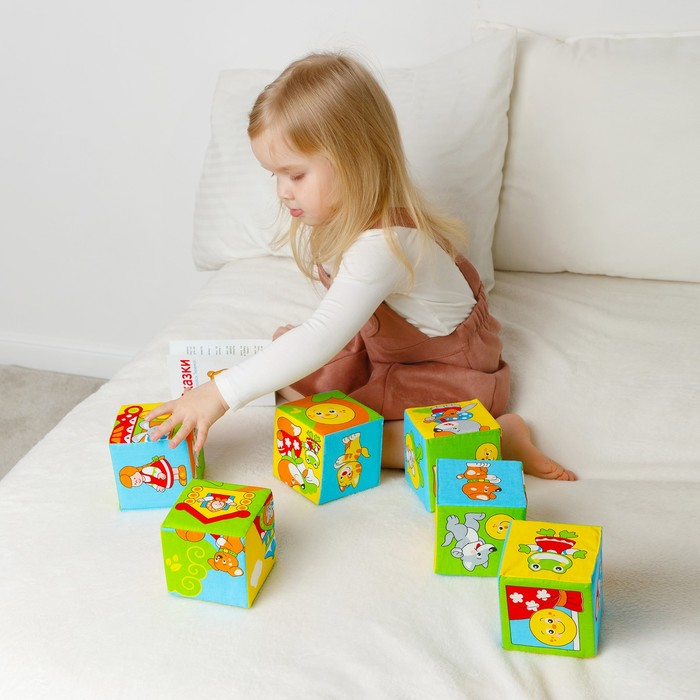 Набор мягких кубиков &laquo;Сказки в картинках&raquo;