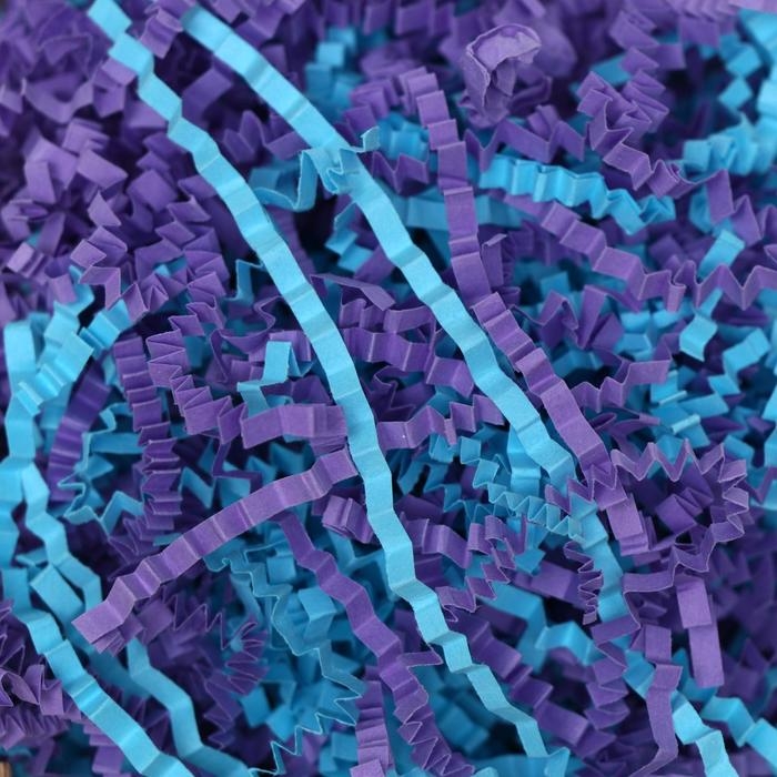 Наполнитель бумажный &laquo;Для него&raquo;, микс, сине-фиолетовый, 500 г