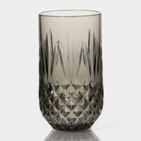 Стакан &laquo;Грани&raquo;, 450 мл, 8&times;14 см, цвет коричневый