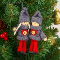 Игрушка - подвеска &laquo;Куколка с пуговкой&raquo;, МИКС