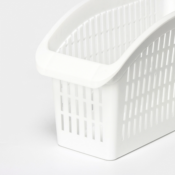 Корзина для хранения, 29&times;13&times;17 см, цвет белый