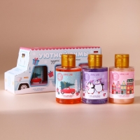 Подарочный набор косметики &laquo;Уютной зимы&raquo;, гель для душа, 3 х 100 мл, Новый Год