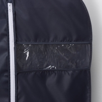 Чехол для одежды LaDо́m, ПВХ окно, плотный, 60&times;120 см, цвет графитовый