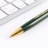 Ручка металлическая в тубусе &laquo;С Днем Защитника Отечества!&raquo;, синяя паста