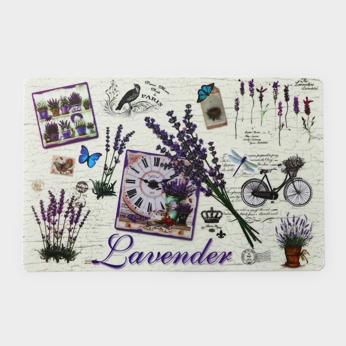 Салфетка сервировочная на стол Доляна &laquo;Лаванда&raquo;, 42&times;29 см