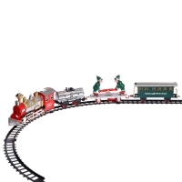 Новый год! Железная дорога &laquo;Зимняя сказка&raquo;, работает от батареек