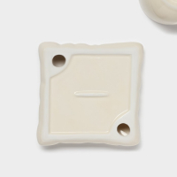 Чайная пара керамическая с ложкой &laquo;Зефирка&raquo;, 2 предмета: чашка 250 мл, блюдце d=13 см, цвет бежевый