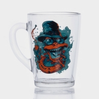 Кружка стеклянная для чая &laquo;Символ года 2025&raquo;, 300 мл