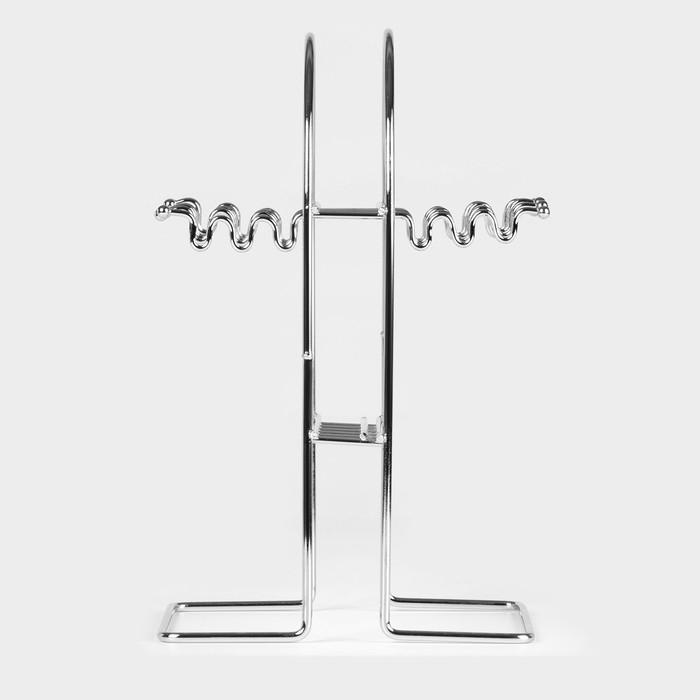 Набор столовых приборов из нержавеющей стали &laquo;Золото&raquo;, 24 предмета, на подставке, цвет золотой