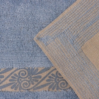 Коврик для дома Доляна &laquo;Вензель&raquo;, 50&times;80 см, цвет голубой