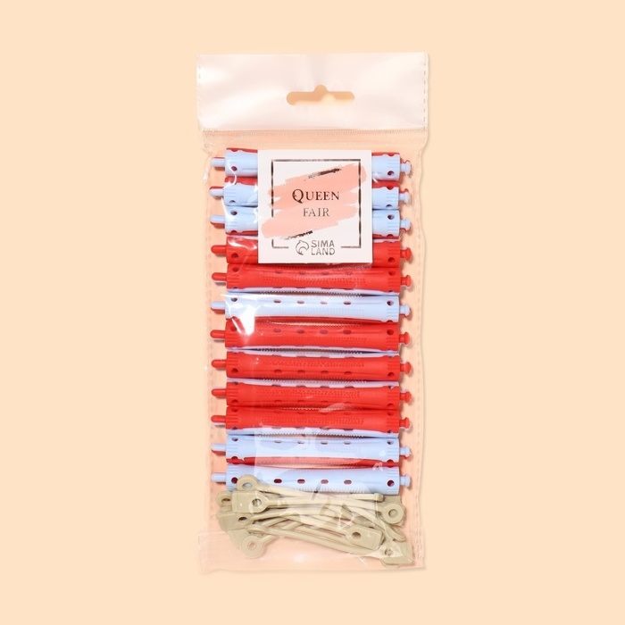 Бигуди &laquo;Коклюшки&raquo;, d = 1 см, 9 см, 12 шт, цвет МИКС