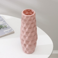 Ваза для цветов, 7&times;6,5&times;26 см, 1,3 л, цвет МИКС