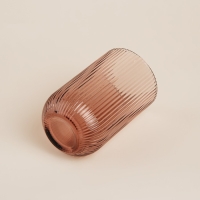 Набор стаканов стеклянный SL Home &laquo;Модерн&raquo;, 400 мл, 8&times;13 см, цвет розовый