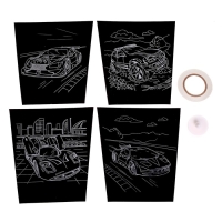 Набор для творчества &laquo;Создай ночник с гравюрой. Машинки&raquo;, 3Д конструктор, голографическая гравюра, 3+