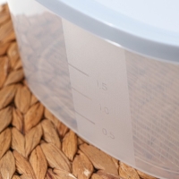 Контейнер для продуктов с мерной шкалой &laquo;BioFresh&raquo;, 2,65 л, прозрачный, крышка микс