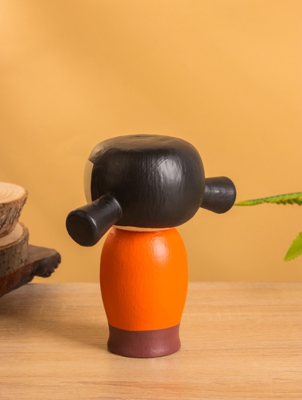 Деревянная кукла кокеши &laquo;Сати&raquo;, 15&times;9&times;15 см