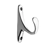 Крючок мебельный CAPPIO STANDART, однорожковый, цвет хром