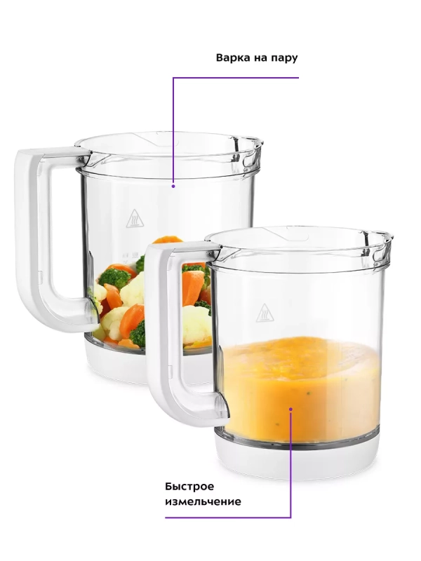 Кухонный блендер измельчитель с чашей КТ-2320 - 500 Вт