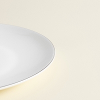 Тарелка для подачи SL Home &laquo;Каскарон&raquo;, 25,4&times;18,5&times;2,5 см, овальная, костяной фарфор, белая