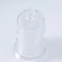 Светодиодная свеча LED "Свеча с подтёками" 3хLR41, прозрачный 3,5х3,5х7,2 см