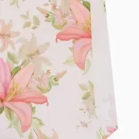 Сумка для покупок Цветы, 32*10*26. отд без молнии,  белый