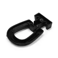 Ручка-кнопка CAPPIO EARRING, алюминий, цвет черный