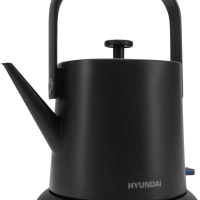 Чайник HYK-S2042 0.6л. 1000Вт черный (металл)