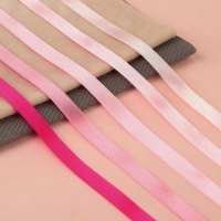 Набор атласных лент, 5 шт, размер 1 ленты: 10 мм &times; 23 &plusmn; 1 м, цвет розовый спектр