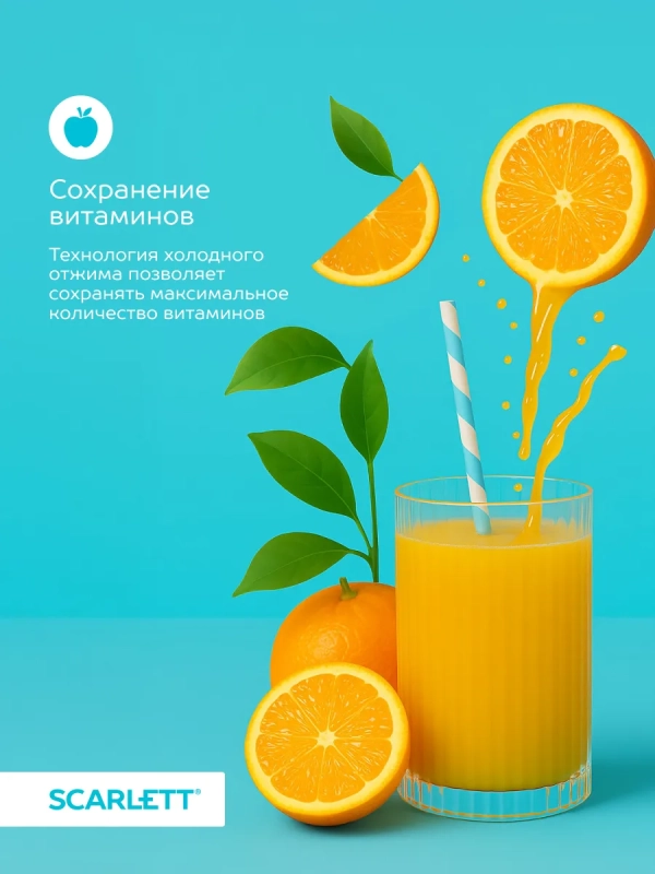 Соковыжималка шнековая SC-JE50S63