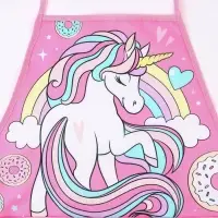 Фартук для труда 490*395, Минни Маус и единорог