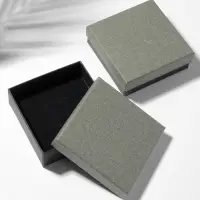 Коробочка подарочная под набор &laquo;Лофт&raquo;, 9&times;9 см, серая