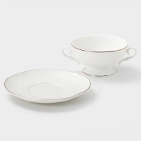 Супница 280мл W&Y "Empire" 17см с блюдцем