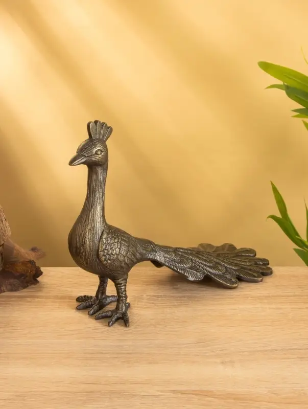 Сувенир &laquo;Павлин&raquo;, 28&times;12&times;21 см, алюминий