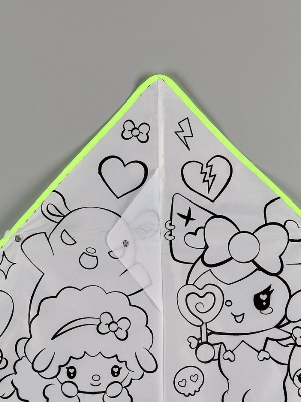 Funny toys Воздушный змей - раскраска,кролик и друзья, 80 см