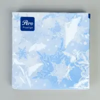 Салфетки бумажные трёхслойные &laquo;Снежный вальс&raquo; 33х33, 20 шт