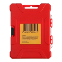 Набор экстракторов и сверл ТУНДРА, крупная левая резьба, 45 сталь М1-М5, d=2.4-8 мм HSS, TIN