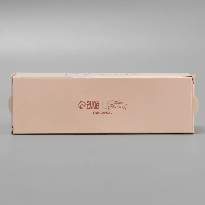Коробка для макарун, кондитерская упаковка &laquo;Present&raquo;, 18 х 5.5 х 5.5 см