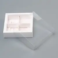 Коробка для 4 конфет, 12.5&times;12.5&times;3.5 см