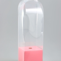 Коробка для мини букетов 28 х 8 х 8 см, розовый