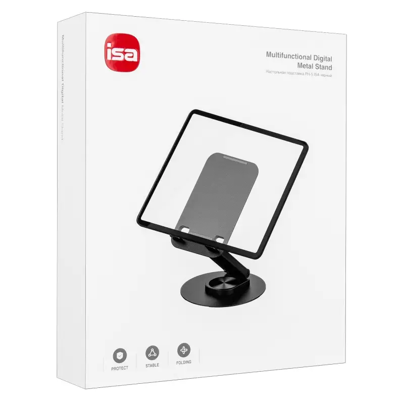 Настольная подставка PH-5 для планшета ISA черный IS124119 (20шт/кор)