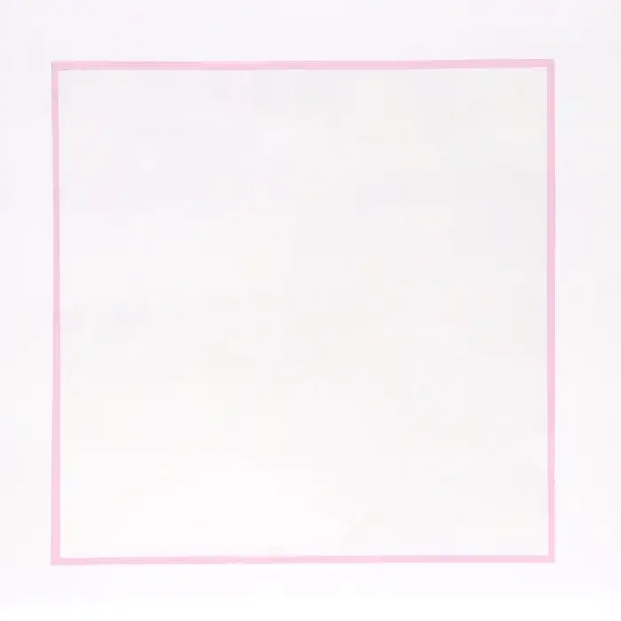 Пленка глянцевая для декора и флористики &laquo;Полоса&raquo;, 58&times;58 см, розовый