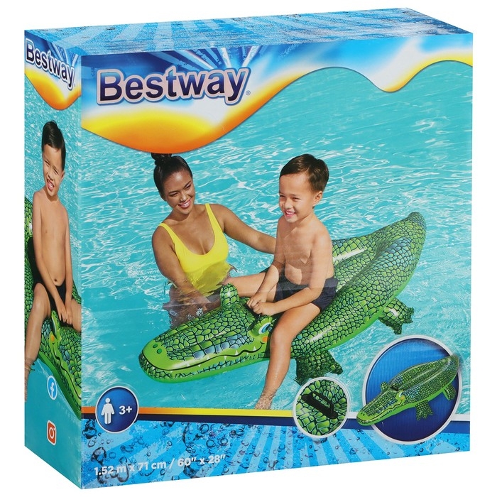 Игрушка надувная Bestway &laquo;Крокодил&raquo; 41477, 152&times;71 см