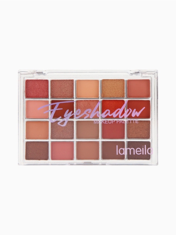 Тени для век 20 цветов, матовые и с шиммером, водостойкие