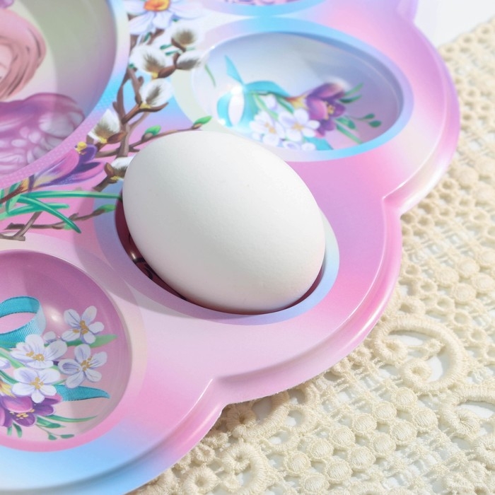 Пасхальная подставка на 12 яиц и кулич «Ангел» на пасху, 30 х 30 см. Пасхальная подставка на 12 яиц и кулич «Ангел» на пасху, 30 х 30 см.