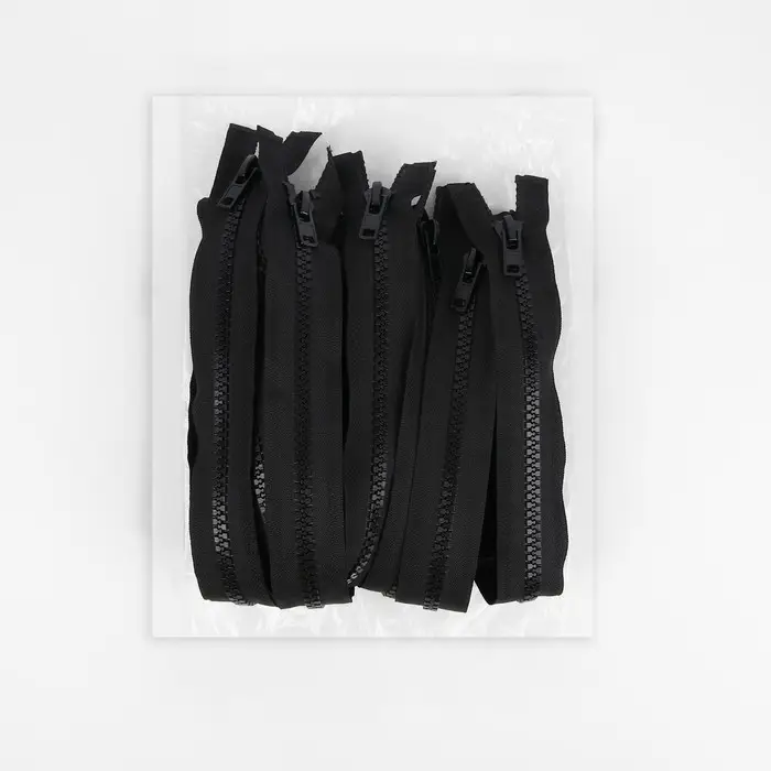 Молния &laquo;Трактор&raquo;, №5, разъёмная, замок автомат, 80 см, чёрная